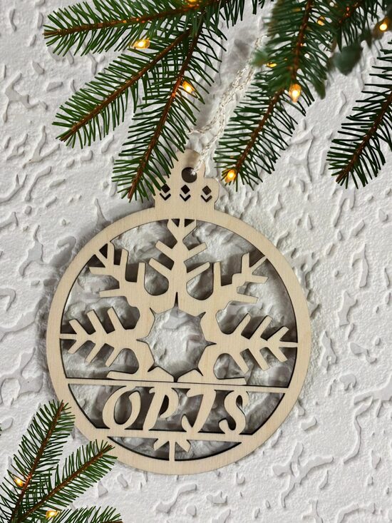 Ziemassvētku dekors, koka